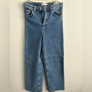 & Other Stories Blue Straight Jeans Classic Style